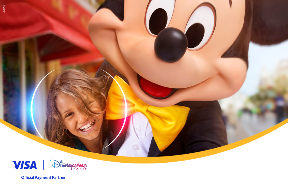 Mickey Mouse with kid