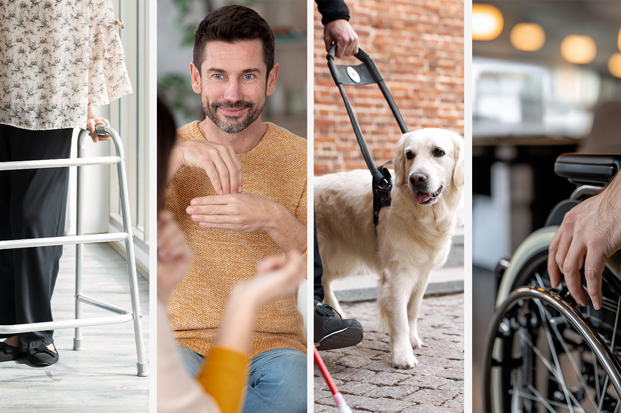 άτομα με διαφορετικές ικανότητες